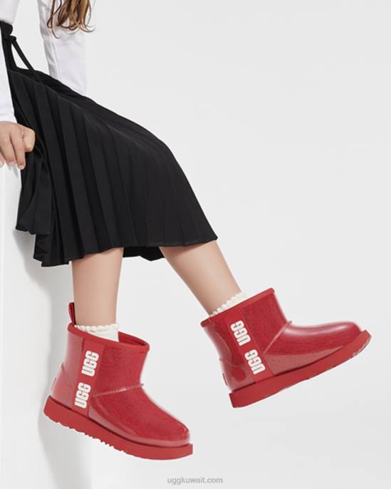 الكلاسيكية البسيطة الثاني السامبا الأحمر أطفال UGG 08HB1753
