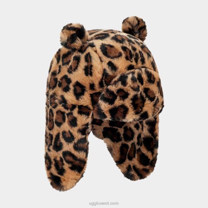 صياد الفراء الصناعي مع الأذنين بقع طبيعية أطفال UGG 08HB1758