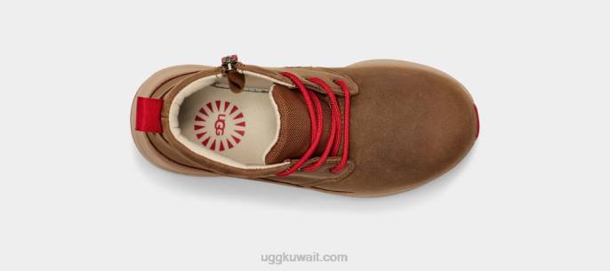 الزورق الثالث الطقس جلد أحمر الجوز / سامبا أطفال UGG 08HB1762