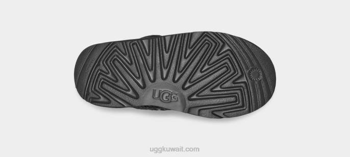 الترتر الكلاسيكي قصير مكتنزة أسود أطفال UGG 08HB1765