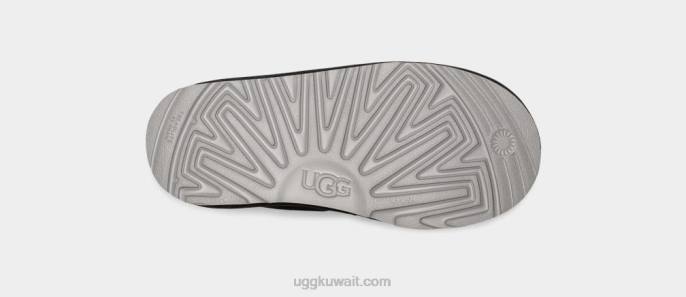 مخطط رسم نيوميل أسود / رمادي من جلد الغزال أطفال UGG 08HB1775