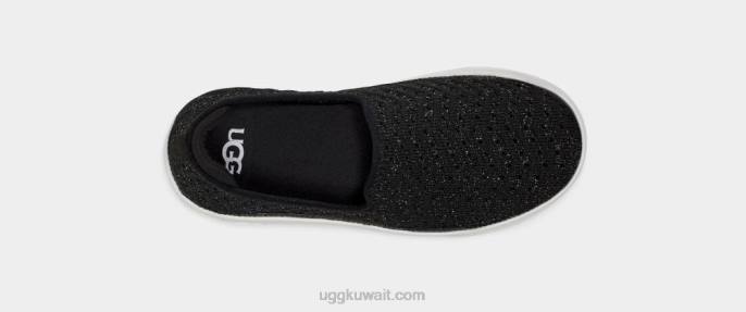 الانزلاق على كابلان متماسكة معدنية سوداء أطفال UGG 08HB1787