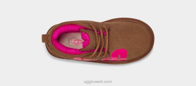 نيوميل تشوب كستنائي / وردي حلوى أطفال UGG 08HB1789