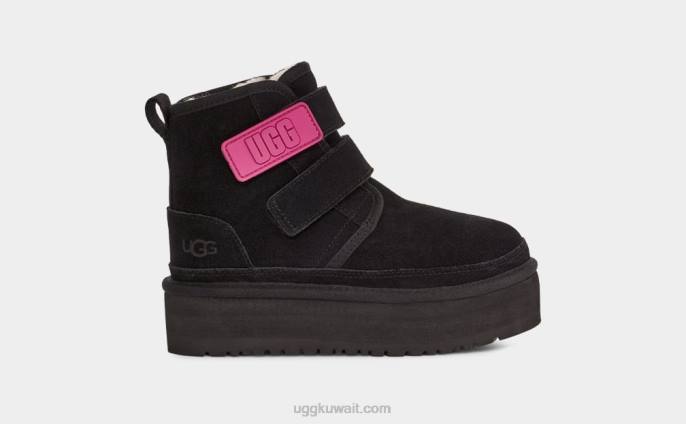 منصة نيوميل أسود أطفال UGG 08HB2082