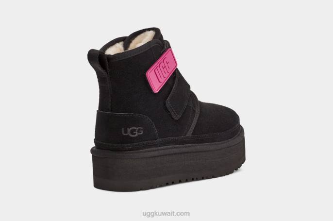 منصة نيوميل أسود أطفال UGG 08HB2082