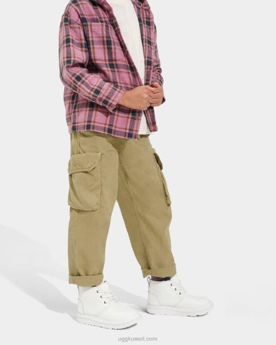 جلد نيوميل الثاني جلد أبيض / أبيض أطفال UGG 08HB2085