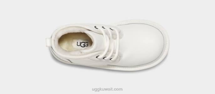 جلد نيوميل الثاني جلد أبيض / أبيض أطفال UGG 08HB2085