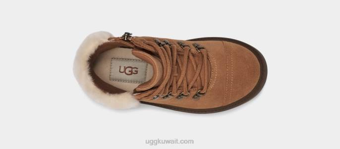 أزيل المسافر الطقس سويدي الكستناء أطفال UGG 08HB2334