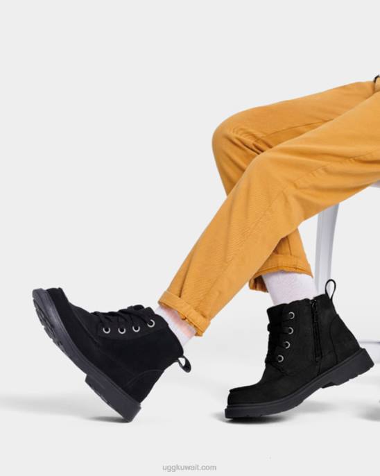 شيلهام الطقس جلد الغزال الأسود أطفال UGG 08HB2337