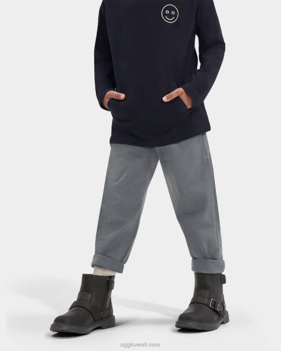 أشتون الطقس القصير أسود أطفال UGG 08HB241