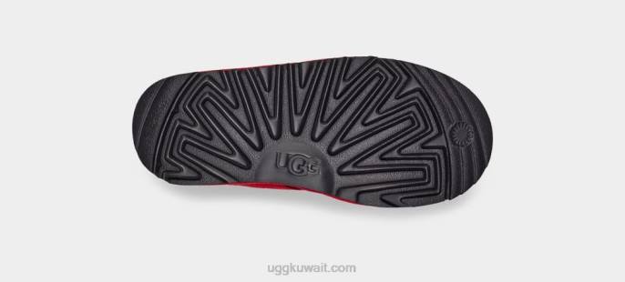 رسم نيوميل الثاني سامبا أحمر / أسود أطفال UGG 08HB249