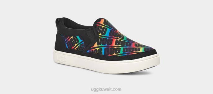 الانزلاق على كابلان قوس قزح أسود أطفال UGG 08HB255