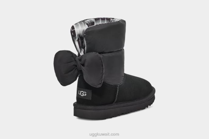 الطول الموجي bailey القوس ماكسي أسود أطفال UGG 08HB2330