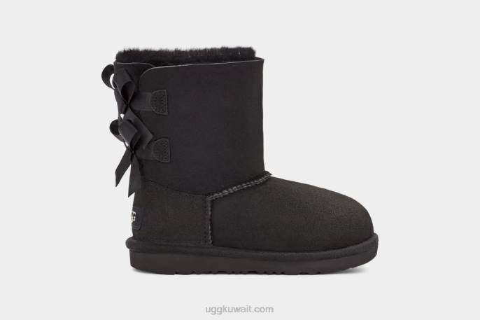 التمهيد bailey bow ii أسود أطفال UGG 08HB1712