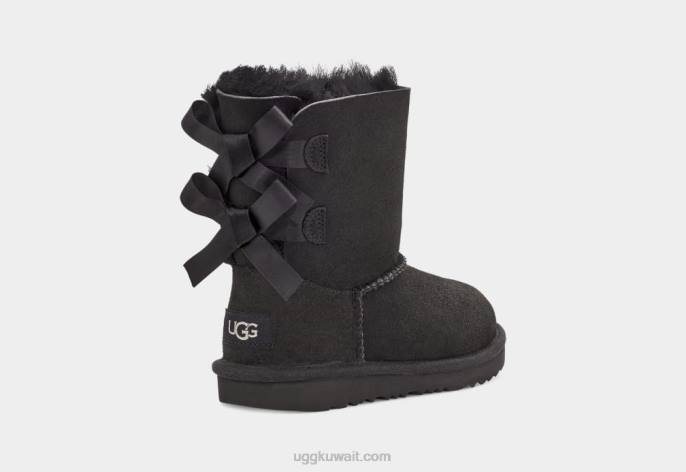 التمهيد bailey bow ii أسود أطفال UGG 08HB1712