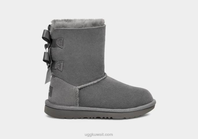 التمهيد bailey bow ii رمادي أطفال UGG 08HB2327