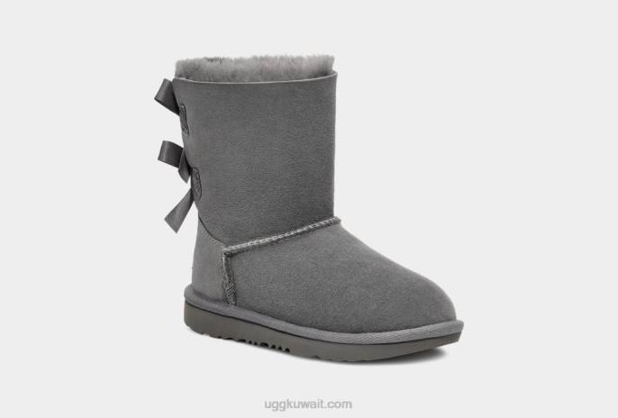 التمهيد bailey bow ii رمادي أطفال UGG 08HB2327
