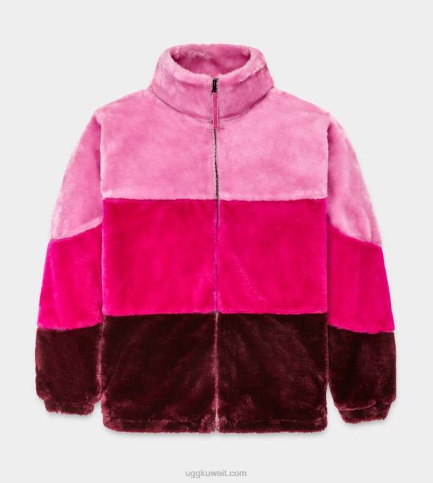 جاكيت من الفرو الصناعي من Elaina متعدد أحلام اليقظة نحيف UGG 08HB167