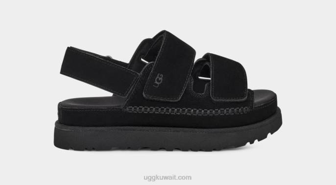 Goldenstar slingback أسود نحيف UGG 08HB508