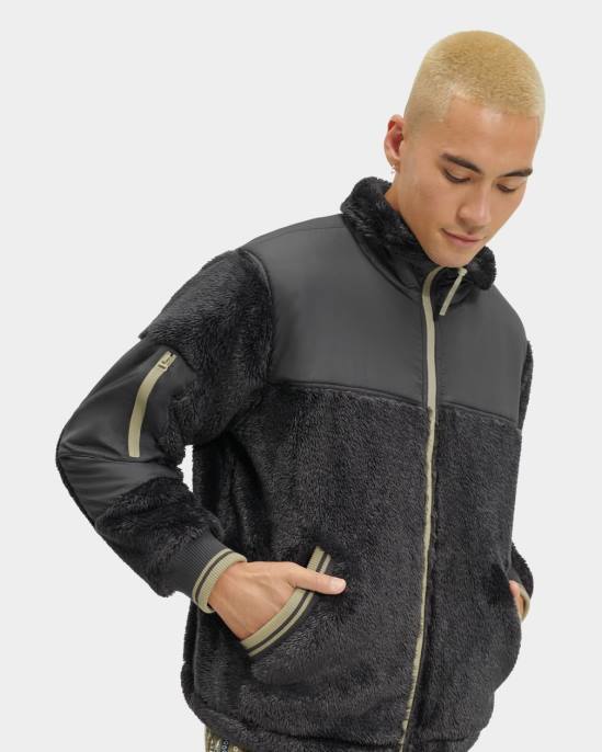 جاكيت شيربا رياضي من Landyn الفحم / tumbleweed كل الجنس UGG 08HB289