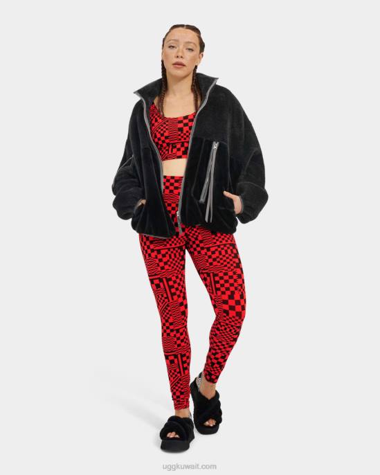 سترة مارلين شيربا الثاني أسود نحيف UGG 08HB1015