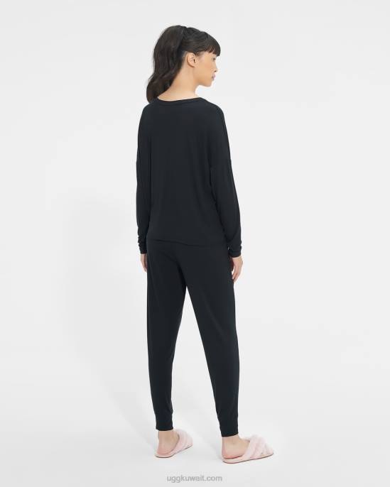 مجموعة بيرجيت الثاني أسود نحيف UGG 08HB1035