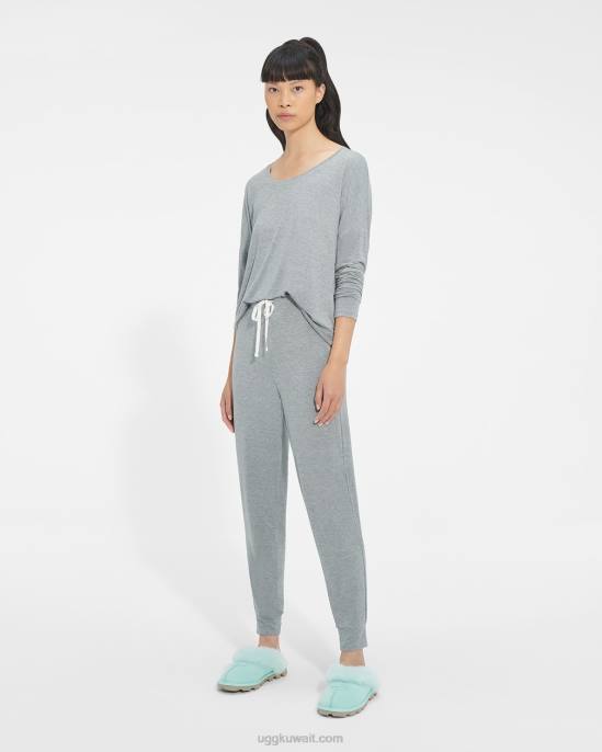 مجموعة بيرجيت الثاني هيذر رمادي نحيف UGG 08HB1036