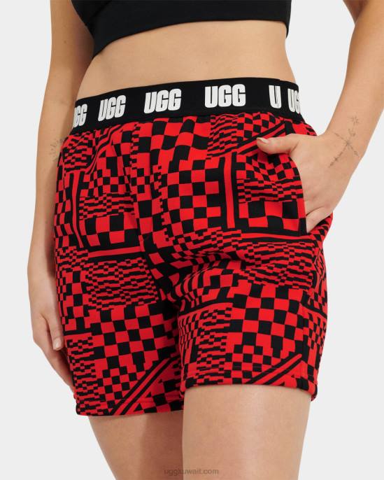 كريسي شيكات قصيرة إشعال / الشيكات السوداء نحيف UGG 08HB1054