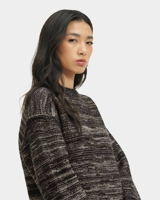 سترة أفيانا بياقة مستديرة حبر متعدد نحيف UGG 08HB1064