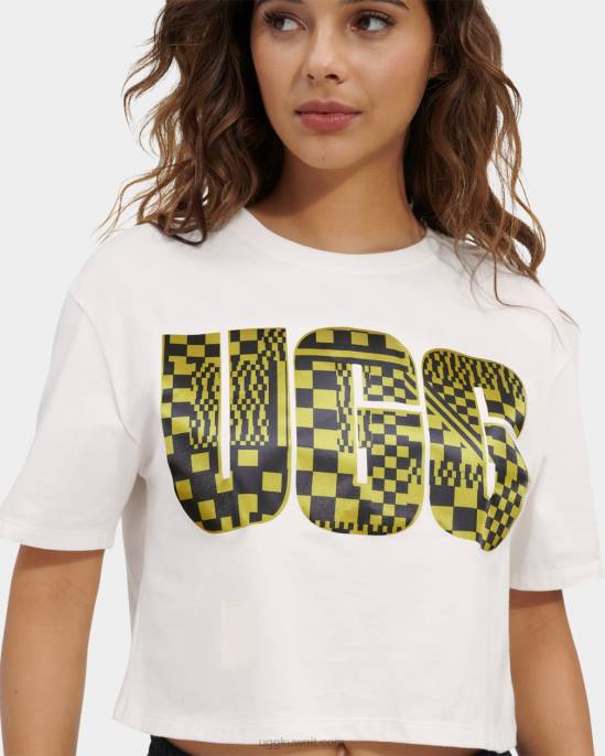 تي شيرت بثنية بشعار الماركة نيمبوس نحيف UGG 08HB1082