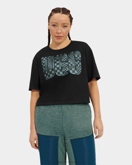 تي شيرت بثنية بشعار الماركة قطران نحيف UGG 08HB1083