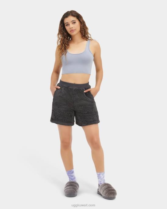 شورت كاميليا شيربا قطران الفحم نحيف UGG 08HB1091