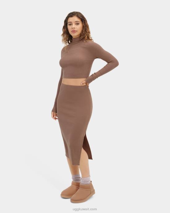 تنورة مضلعة جياني سلحفاء نحيف UGG 08HB1094