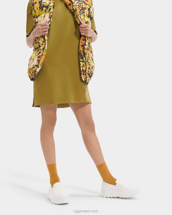 حذاء مارين الضخم ناصعة البياض نحيف UGG 08HB10