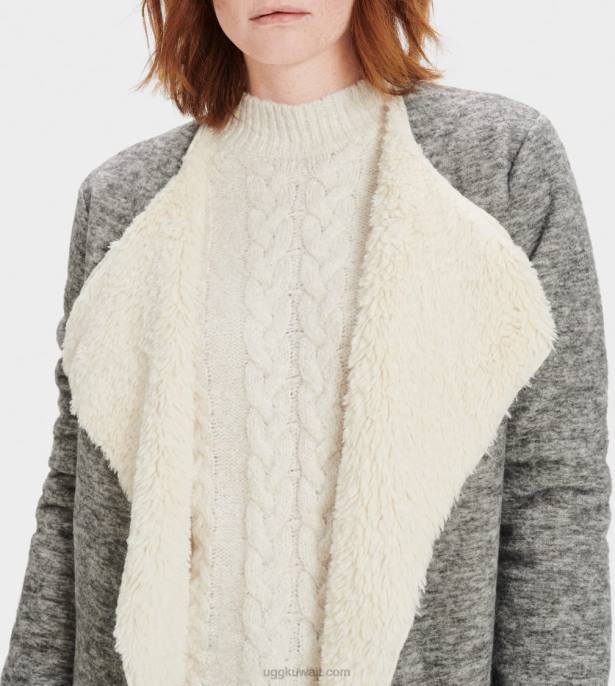كارديجان شال أبريانا هيذر رمادي نحيف UGG 08HB112