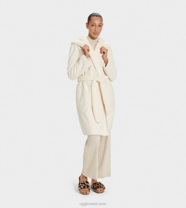 رداء ذو ​​وجهين هيذر كريم نحيف UGG 08HB1134