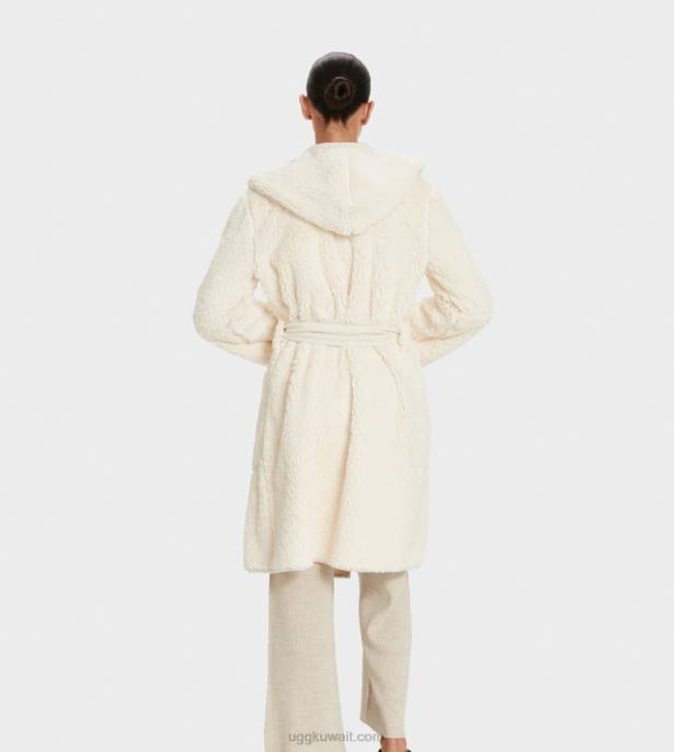 رداء ذو ​​وجهين هيذر كريم نحيف UGG 08HB1134