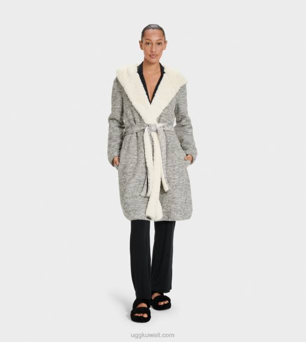 رداء ذو ​​وجهين هيذر رمادي نحيف UGG 08HB1135