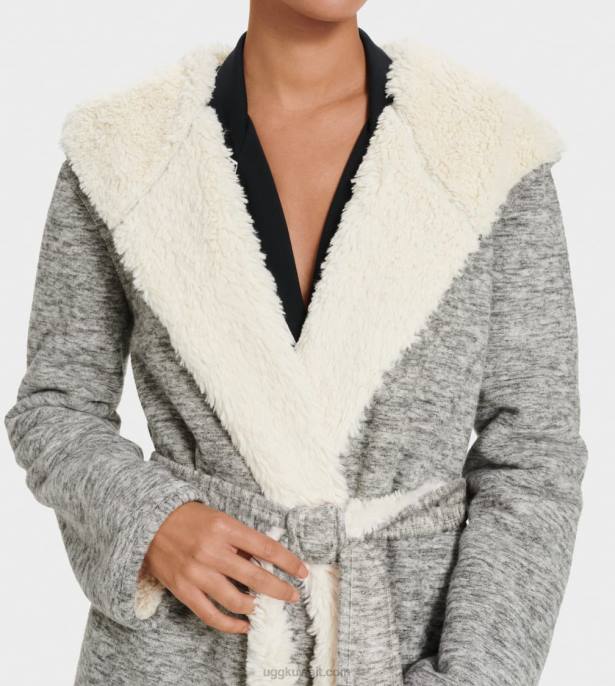 رداء ذو ​​وجهين هيذر رمادي نحيف UGG 08HB1135