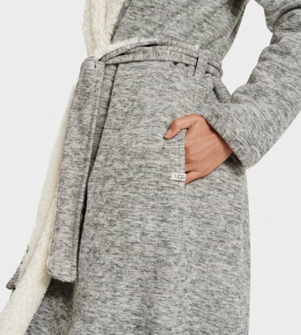 رداء ذو ​​وجهين هيذر رمادي نحيف UGG 08HB1135