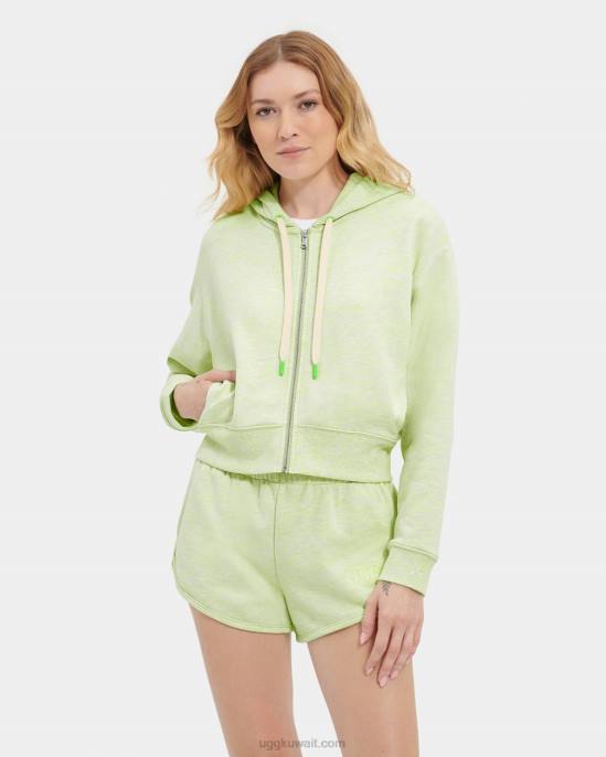 هوديي كاماري مزيج مزيج النيون الأخضر نحيف UGG 08HB1139