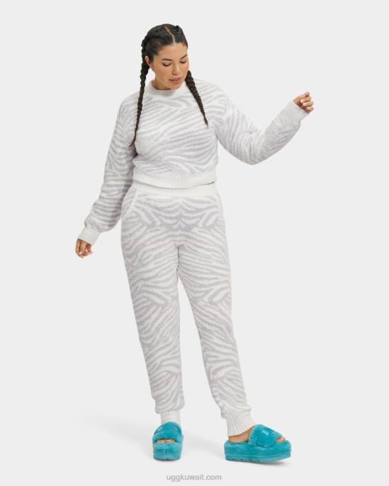 سترة هيدي وهمية الرقبة حمار وحشي رمادي معدني نحيف UGG 08HB1157