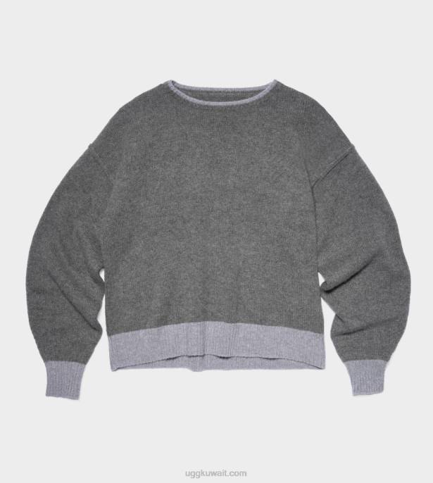 كنزة ريناتا من الكشمير المخلوط فحم نحيف UGG 08HB1158