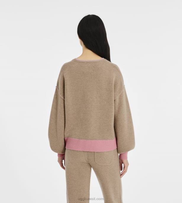 كنزة ريناتا من الكشمير المخلوط الجمل الثاني نحيف UGG 08HB1159