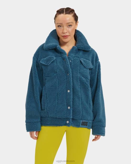 سترة سائق الشاحنة فرانكي شيربا شرف الأزرق نحيف UGG 08HB1161