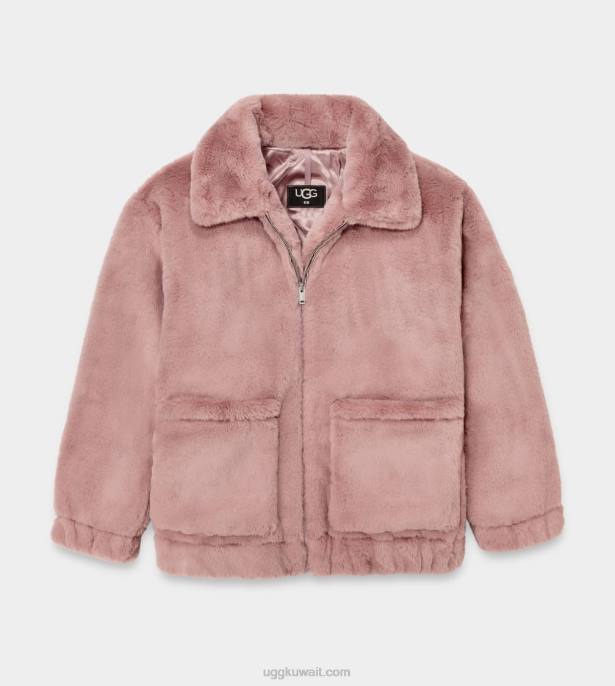 سترة كيانا من الفرو الصناعي تزلف نحيف UGG 08HB1164