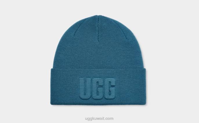 قبعة صغيرة بشعار ثلاثي الأبعاد الياقوت الأزرق نحيف UGG 08HB1231