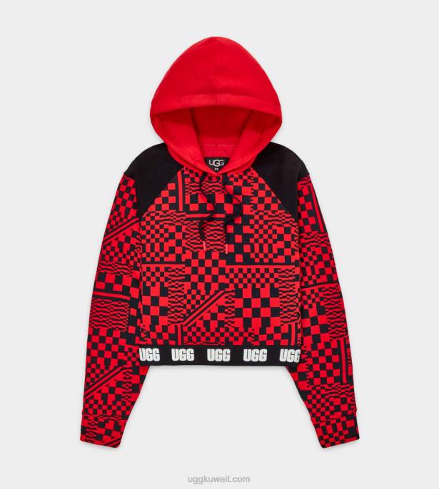 هوديي اقتصاص مالوري الشيكات إشعال / الشيكات السوداء نحيف UGG 08HB1237