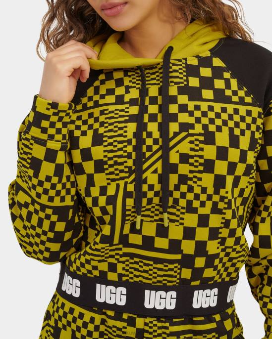 هوديي اقتصاص مالوري الشيكات المذاق / الشيكات السوداء نحيف UGG 08HB1238