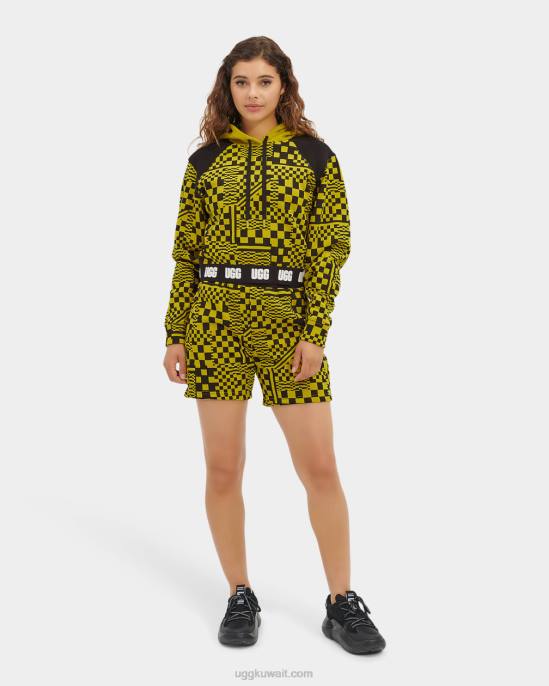 هوديي اقتصاص مالوري الشيكات المذاق / الشيكات السوداء نحيف UGG 08HB1238